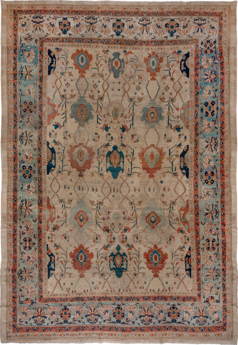 Vintage Bibikabad Area Rug (12' x 17')